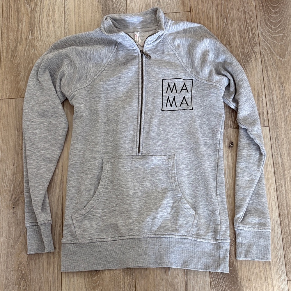 Ashco (the MAMA label) half zip - S